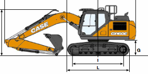 CASE CX160E